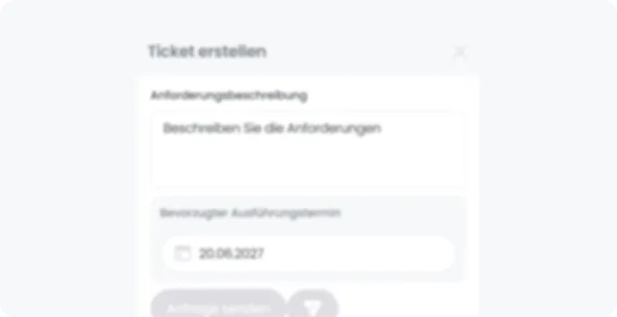 Ticket erstellen Modal